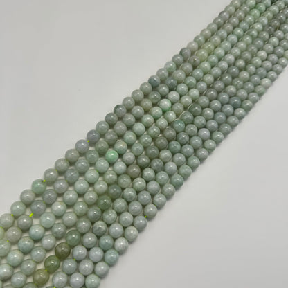 Burmese Green Jade AAA Polished Round Beads image 6