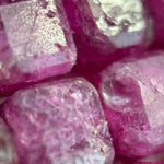 Ruby Glass Filled Square Beads image 1