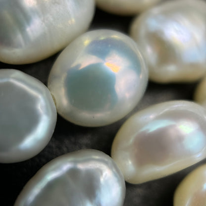 AA White Potato Pearl  8x6mm image 3