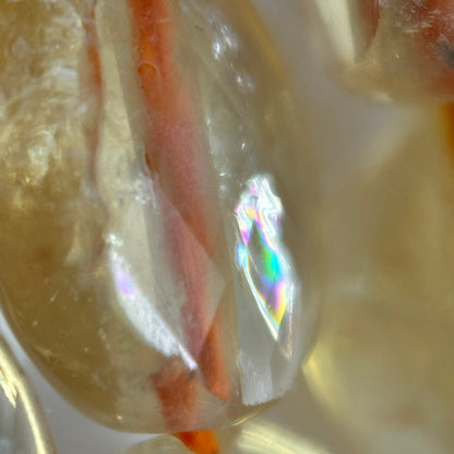 Citrine Faceted Oval Beads image 3