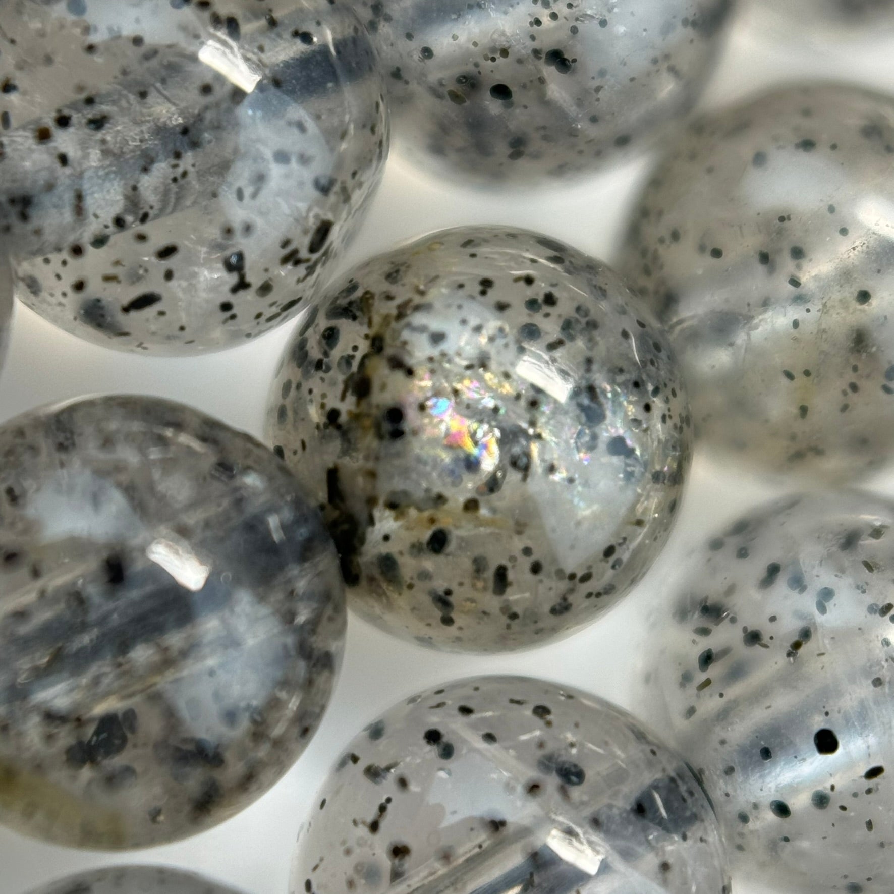 Mica Quartz Polished Round Beads image 3