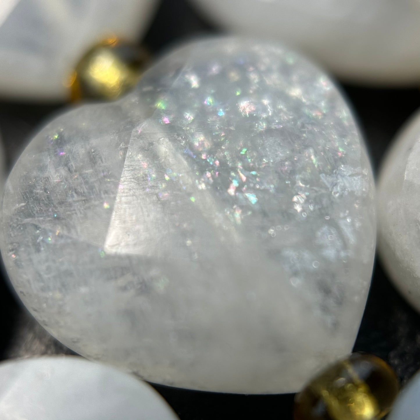 Rainbow Moonstone Faceted Heart 12ÃƒÆ’Ã†â€™Ãƒâ€ Ã¢â‚¬â„¢ÃƒÆ’Ã‚Â¢ÃƒÂ¢Ã¢â‚¬Å¡Ã‚Â¬ÃƒÂ¢Ã¢â€šÂ¬Ã‚Â12 mm Beads image 2