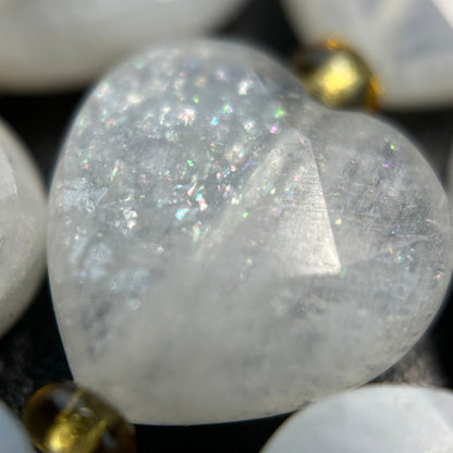 Rainbow Moonstone Faceted Heart 12ÃƒÆ’Ã†â€™Ãƒâ€ Ã¢â‚¬â„¢ÃƒÆ’Ã‚Â¢ÃƒÂ¢Ã¢â‚¬Å¡Ã‚Â¬ÃƒÂ¢Ã¢â€šÂ¬Ã‚Â12 mm Beads image 2