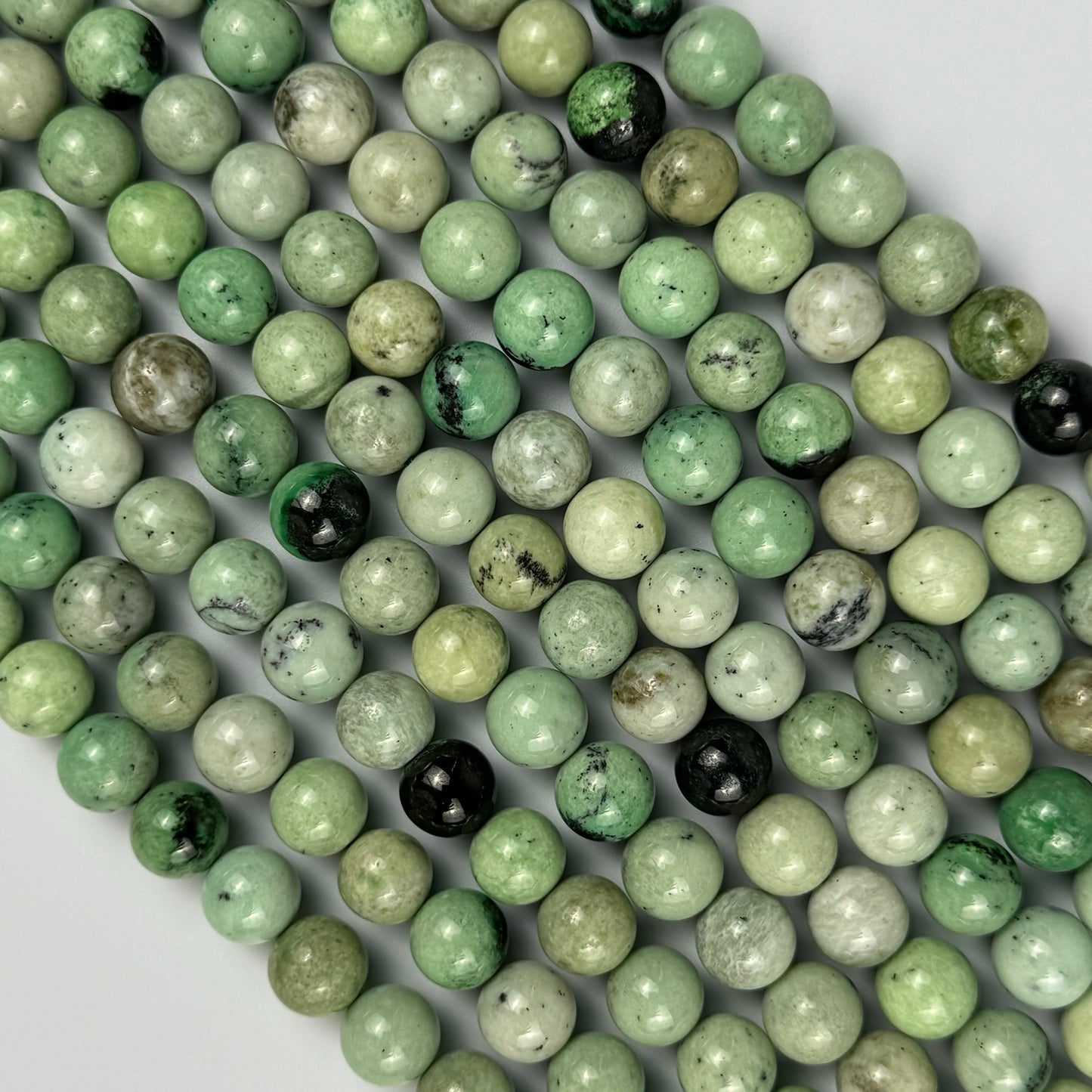 Hydrogrossular Garnet Polished Round Beads image 4
