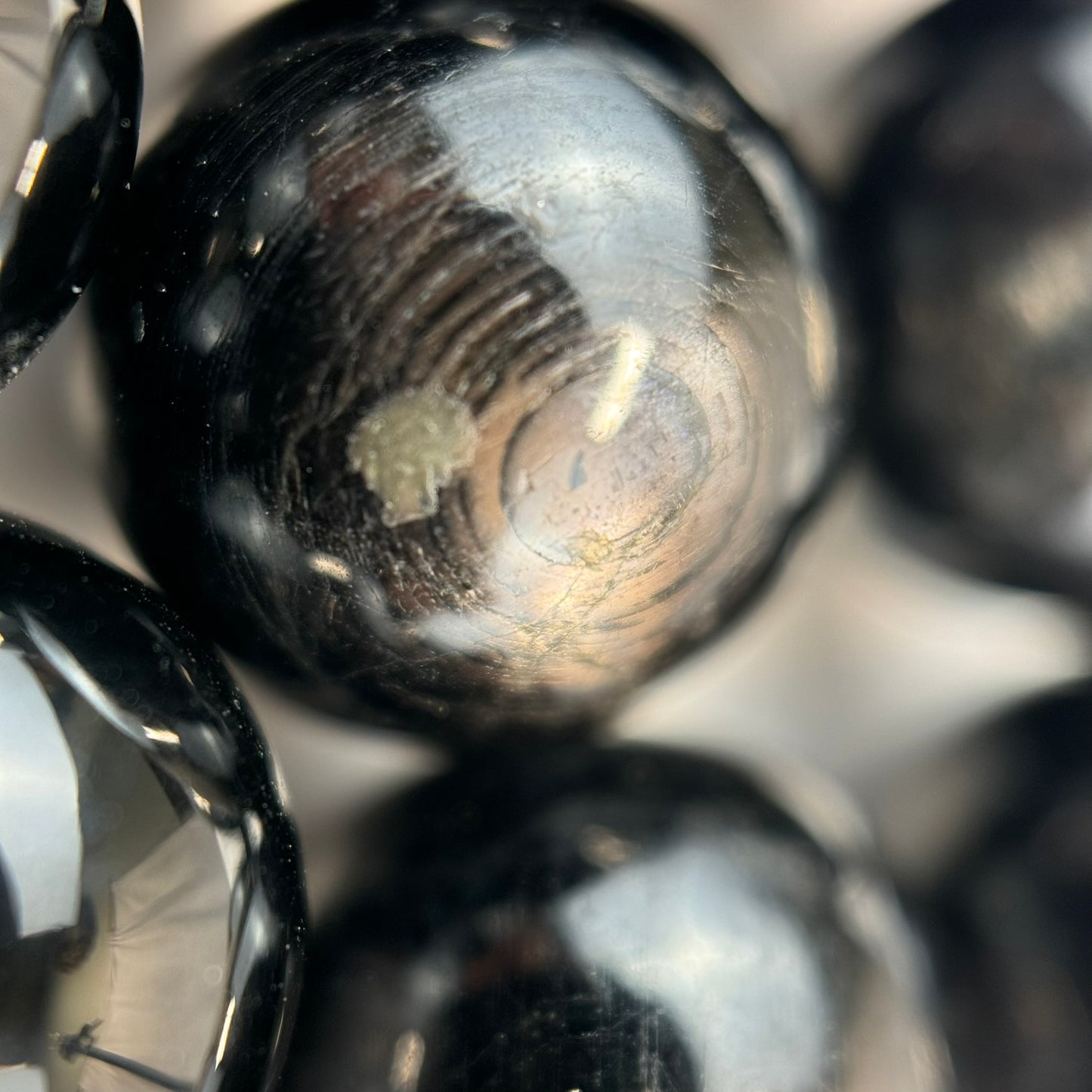 Hyperstene Polished  Round Beads image 2