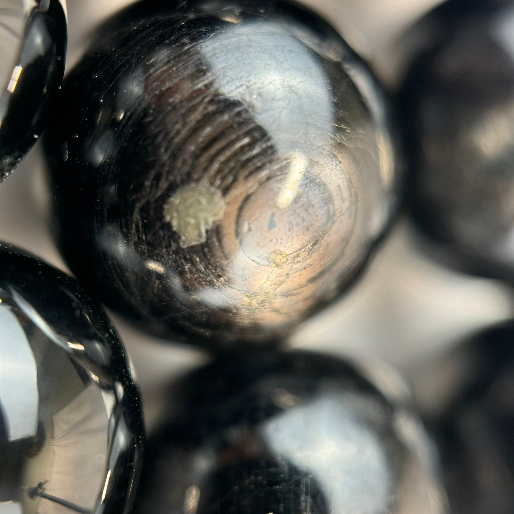 Hyperstene Polished  Round Beads image 2
