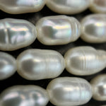 White Pearl  7.5mmx4.5mm - Perfect for Jewellery Crafting image 1