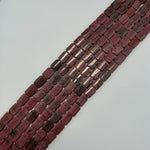 Rhodonite Flat Rectangular Beads image 6
