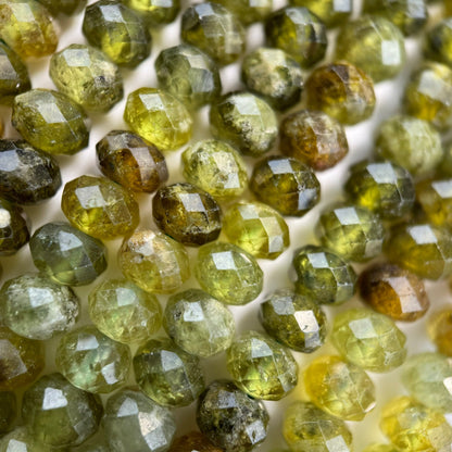 Garnet Faceted Rondelle Beads image 10
