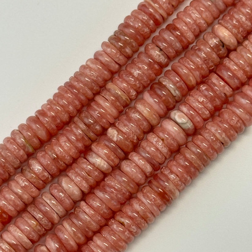 Polished Rondelle Stone Beads