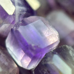 Amethyst Faceted Square Beads (AA Quality) image 6