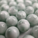 Green Angelite Polished Round Beads image 2