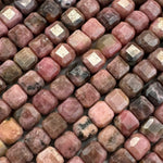 Rhodonite Square Beads image 1