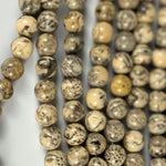 Beige/Cream Feldspar Polished  Round Beads image 5