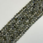 Labradorite Faceted Diamond Cut Beads image 9
