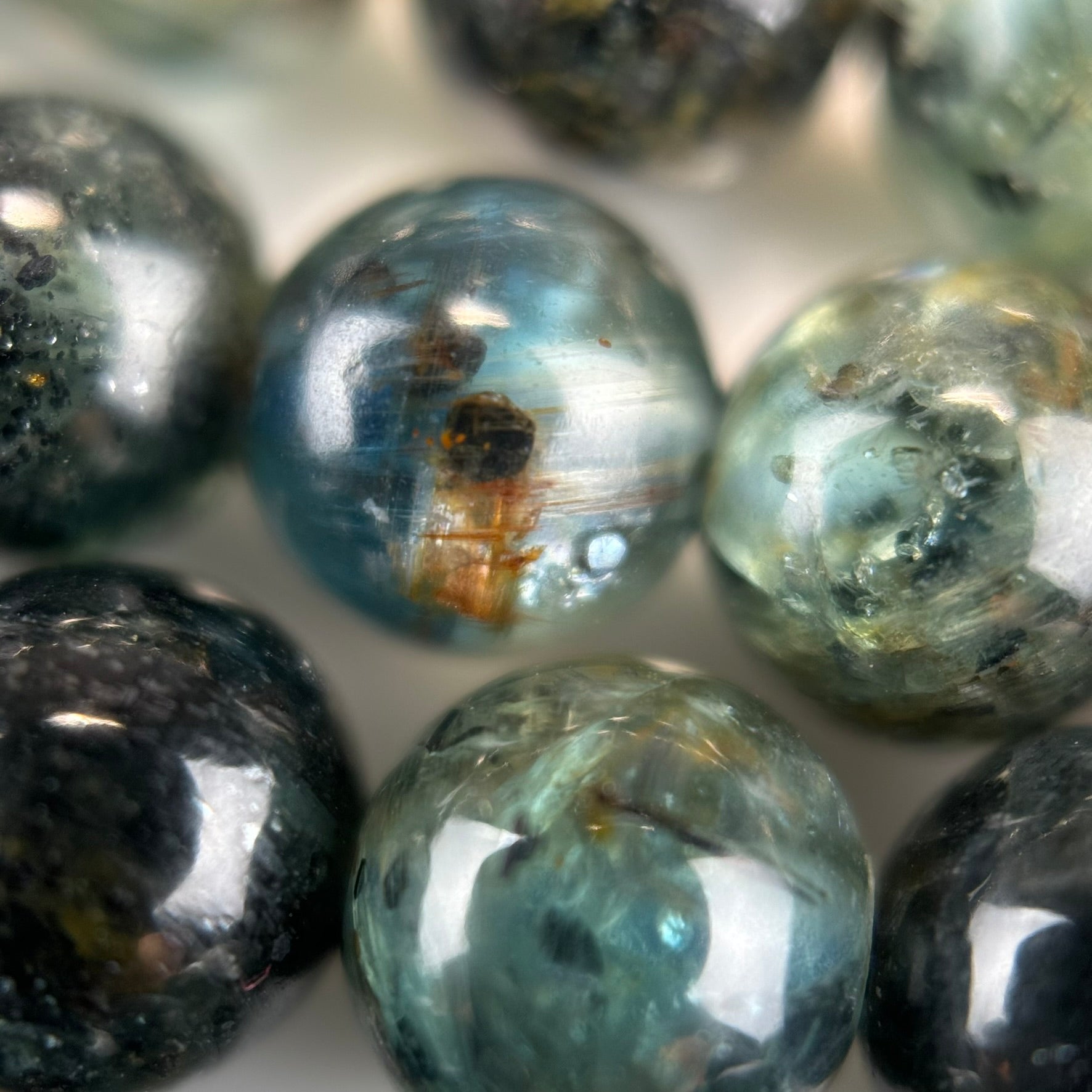 Blue Kyanite for beaded bracelets