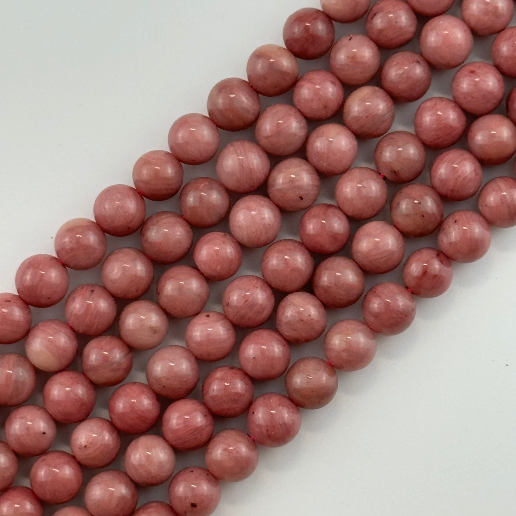 Rhodonite AA Polished Round Beads image 6