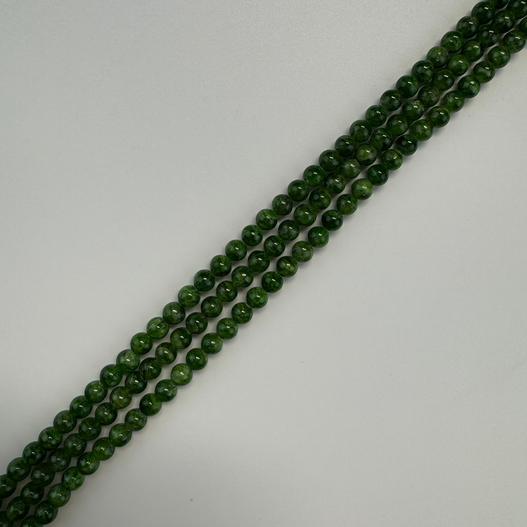 Diopside AAA Polished  Round Beads image 13