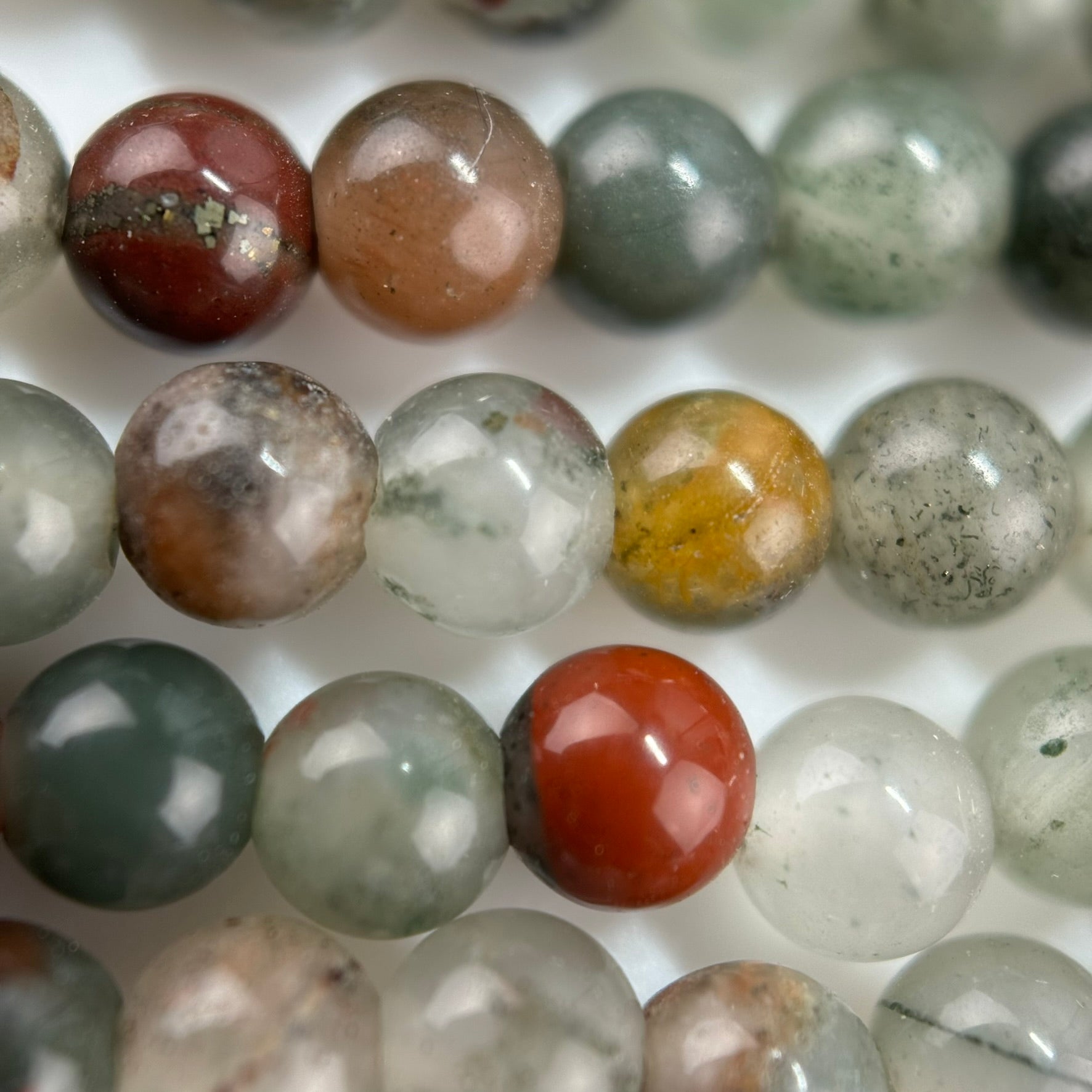 African Bloodstone Polished Round Beads image 4