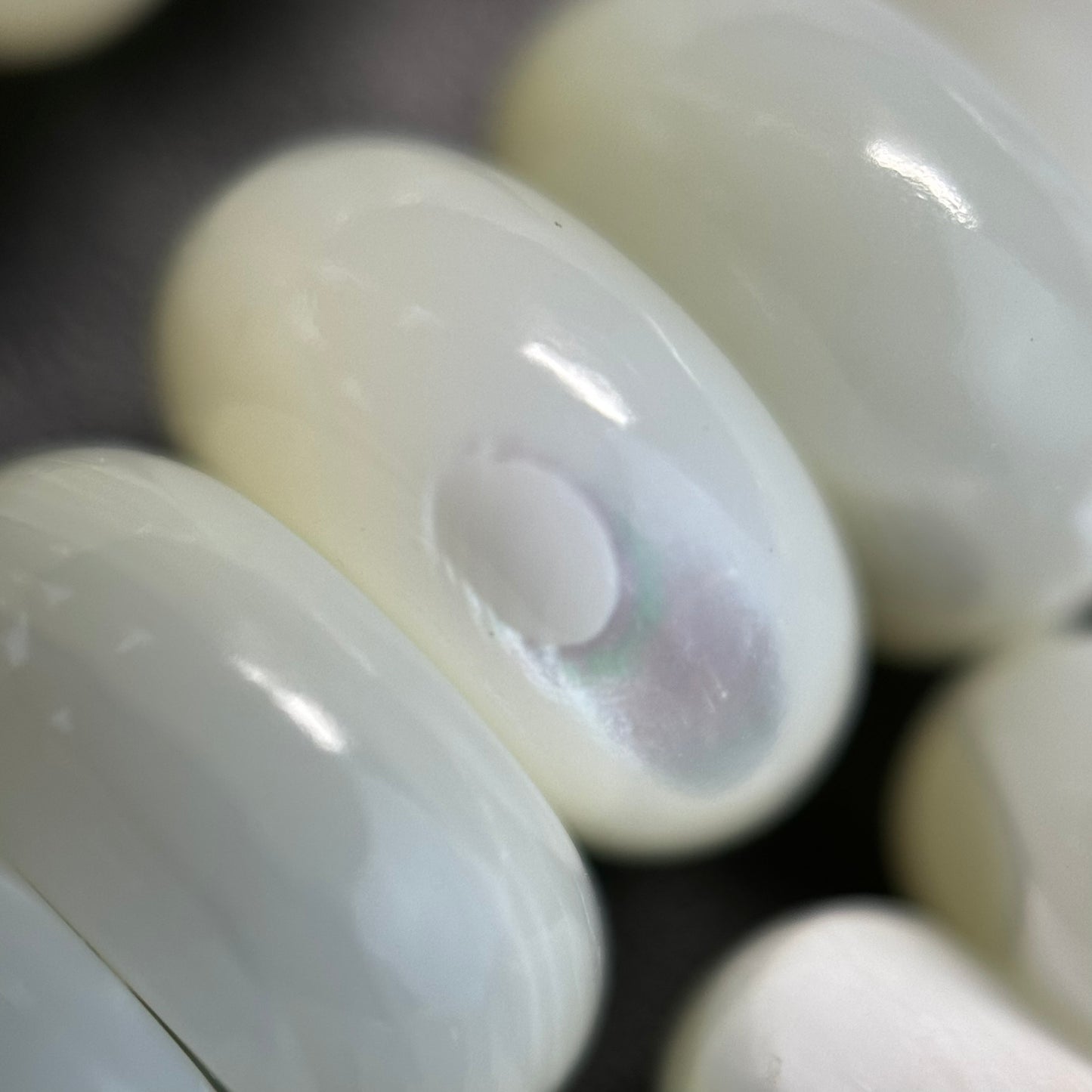White Mother Of Pearl Beads image 5