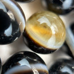 Banded Agate Polished Round Beads image 5