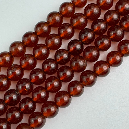 Spessartine Garnet Polished 6mm Round Beads image 0