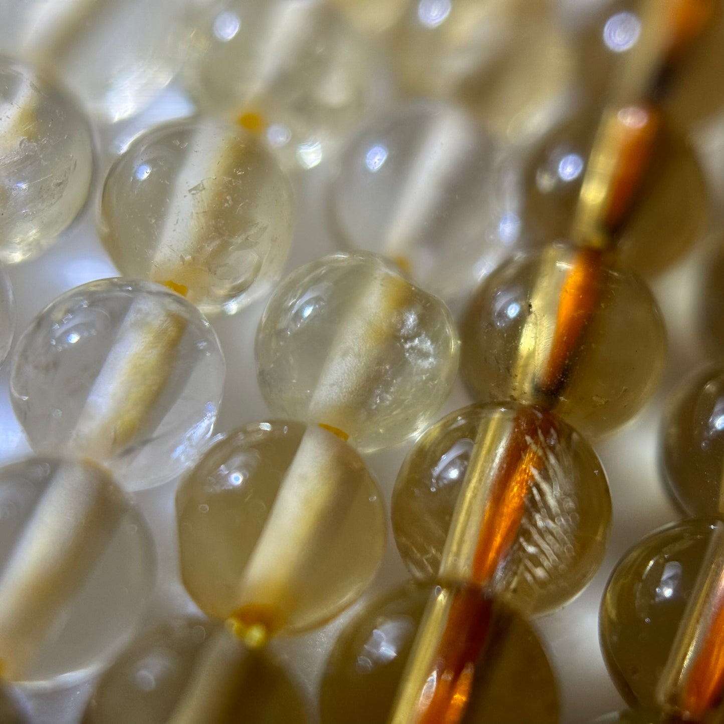 Citrine Polished Round Beads image 1