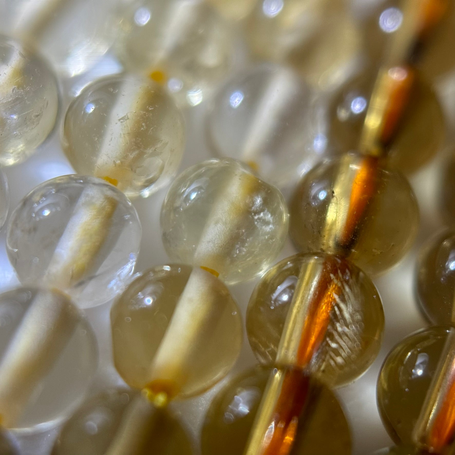 Citrine Polished Round Beads image 1