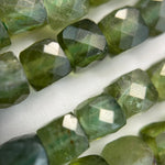 Green Apatite Square Beads image 1