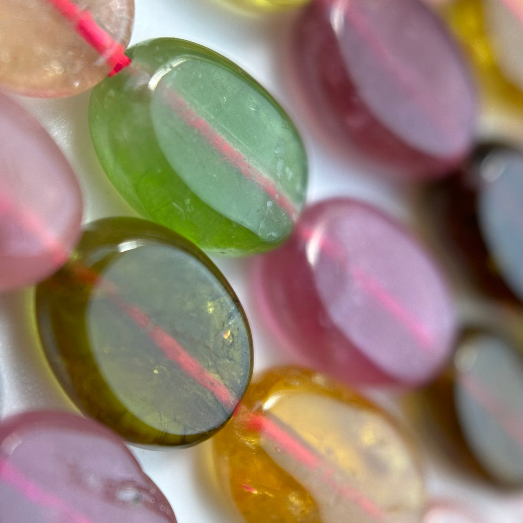 Tourmaline Faceted Oval Beads (AAA Quality) image 6