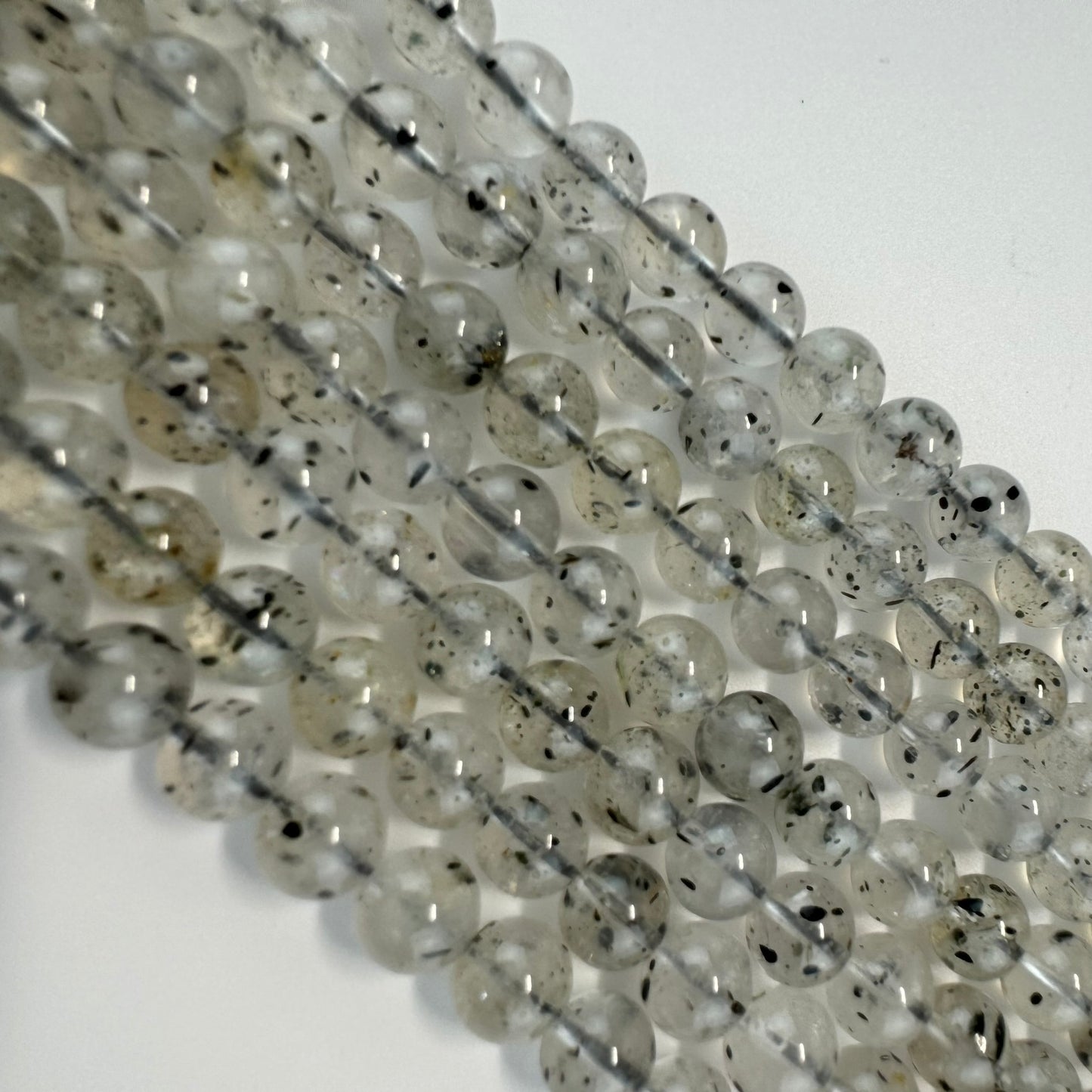 Space Mica Quartz Polished  Round Beads image 3