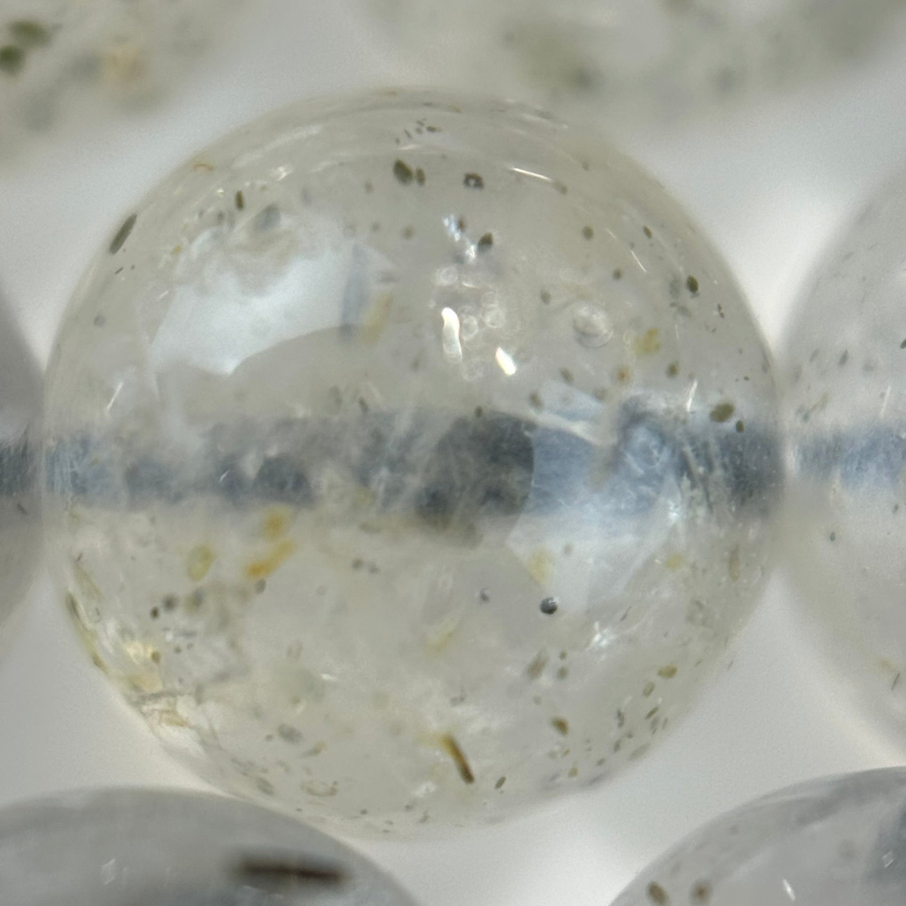 Space Mica Quartz Polished  Round Beads image 2