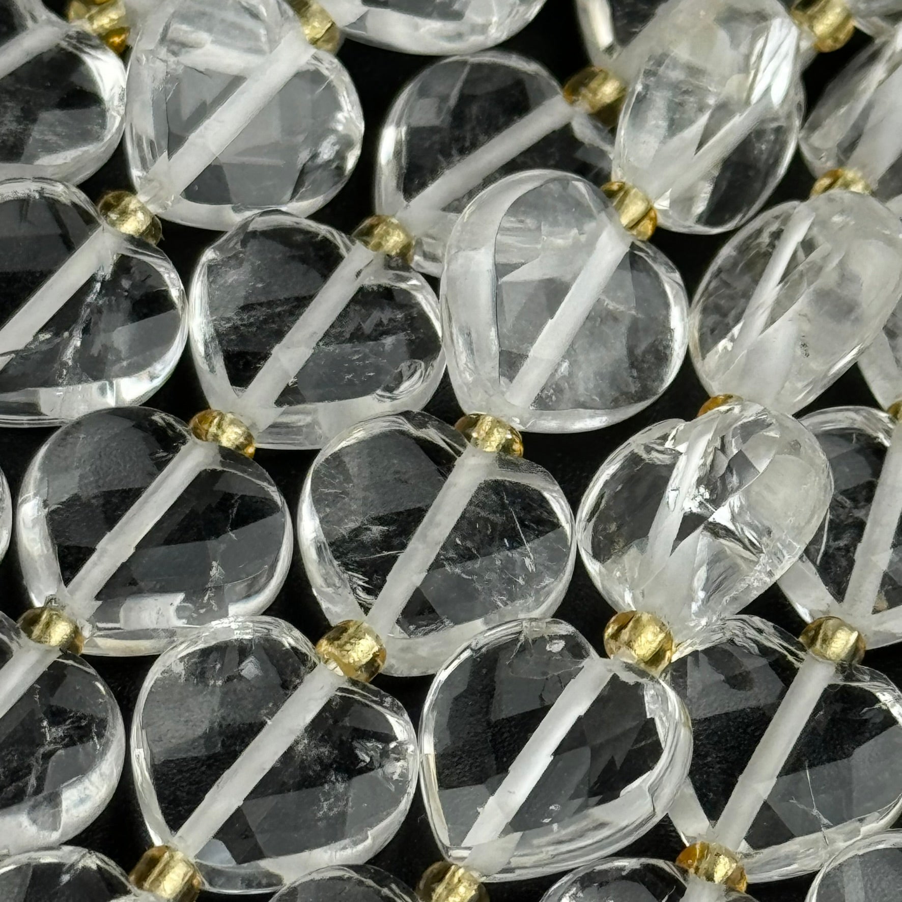 Clear Quartz Faceted Heart 12ÃƒÆ’Ã†â€™Ãƒâ€ Ã¢â‚¬â„¢ÃƒÆ’Ã‚Â¢ÃƒÂ¢Ã¢â‚¬Å¡Ã‚Â¬ÃƒÂ¢Ã¢â€šÂ¬Ã‚Â12 mm Beads image 2