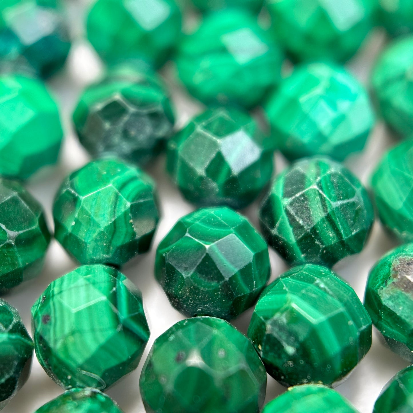 Malachite Facted Round Beads (5mm) image 8
