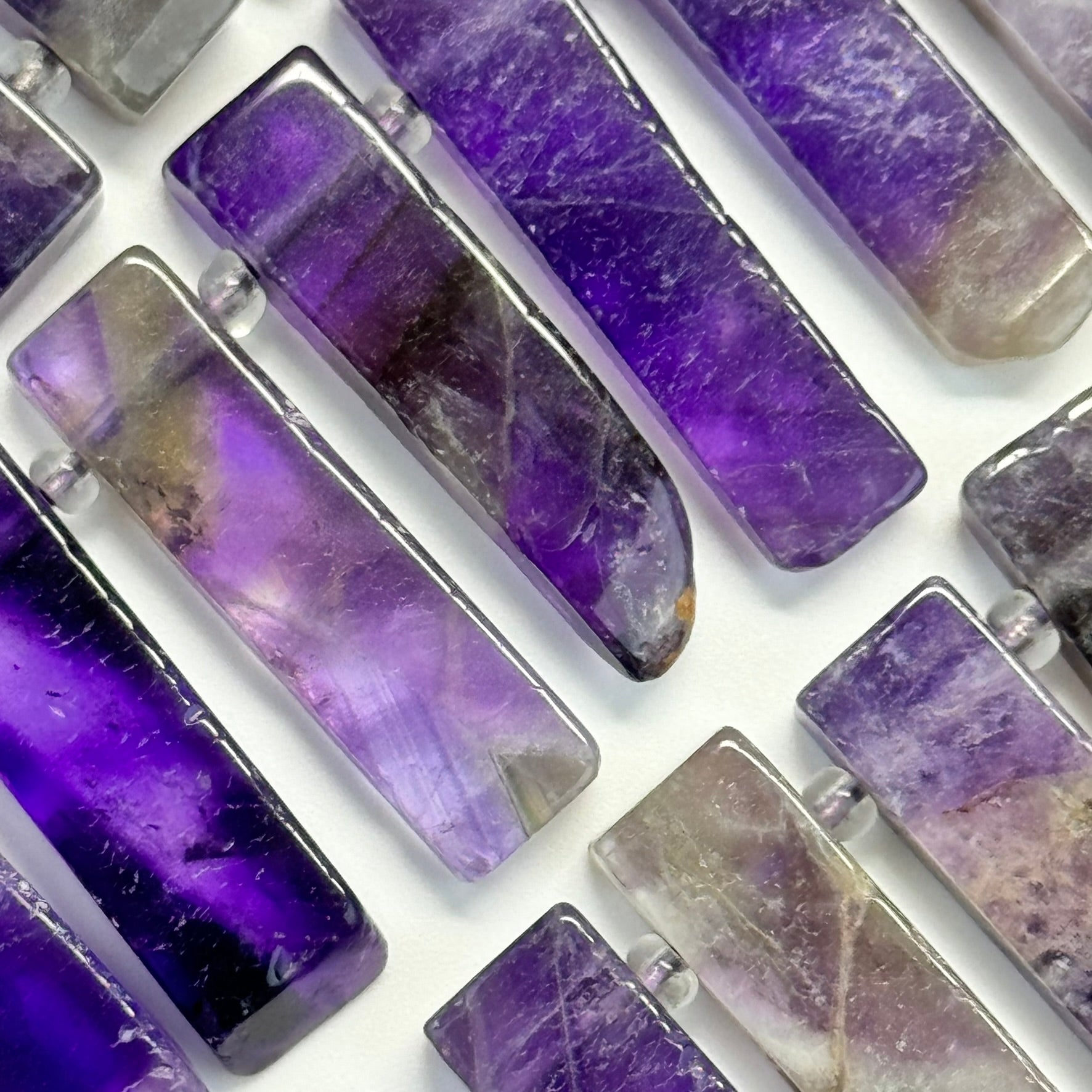 Amethyst Blade Polished Beads image 6