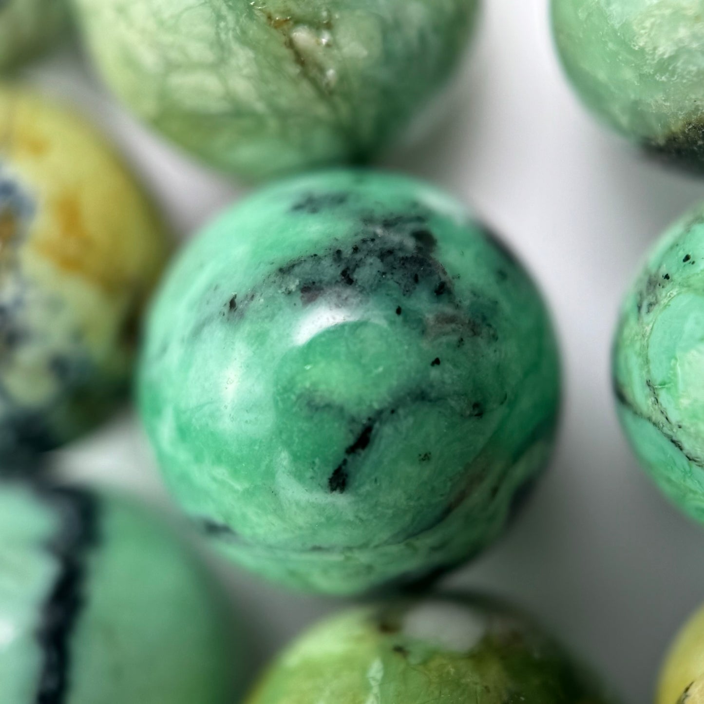 Variscite Polished Round Beads image 3
