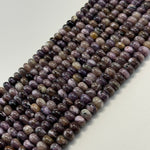 Charoite Rondelle Polished Beads image 5