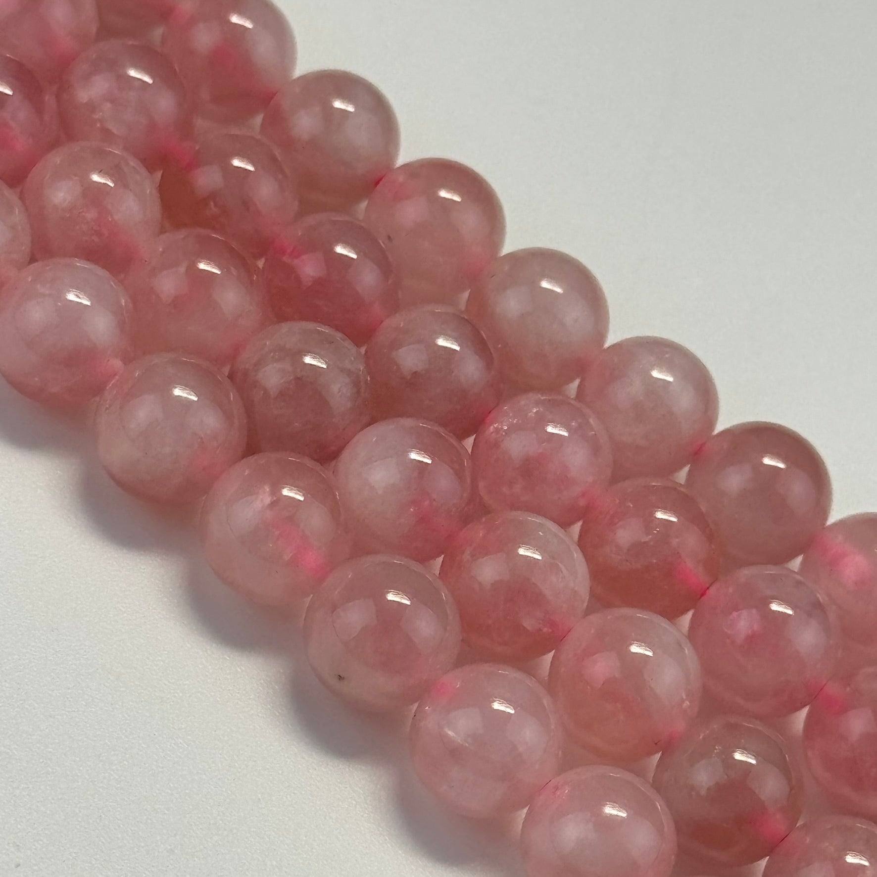 Morganite AA Polished  Round Beads image 4