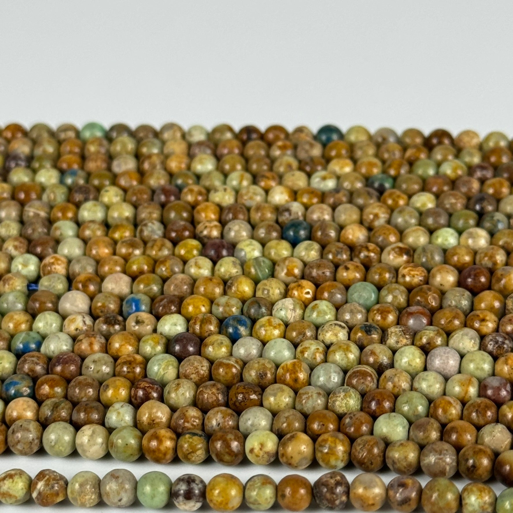 Azurite Polished Round Beads image 6