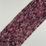 Ruby Faceted Round Beads image 10
