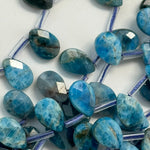 Apatite Faceted Pear Shape Beads image 10