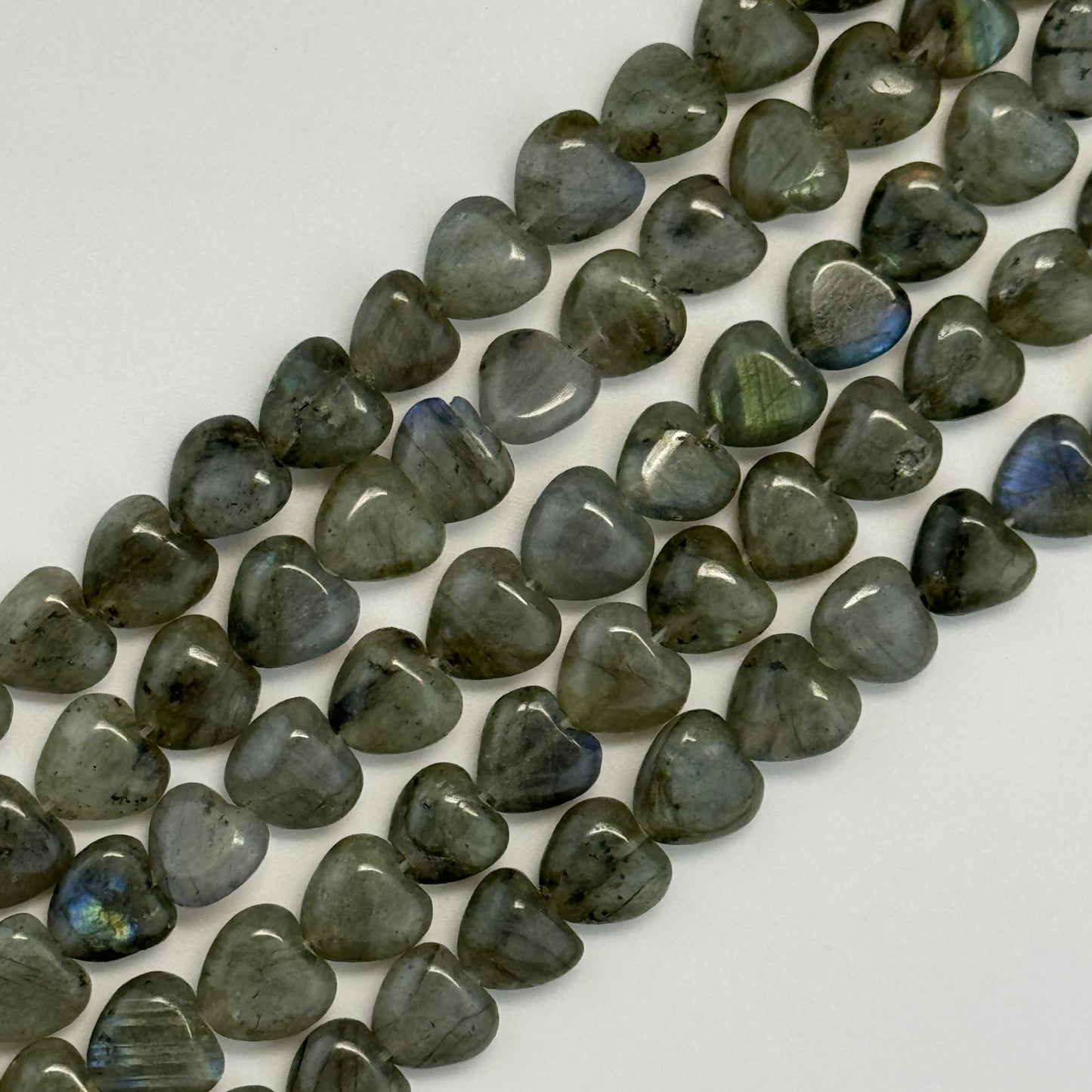 Labradorite Heart Beads image 6