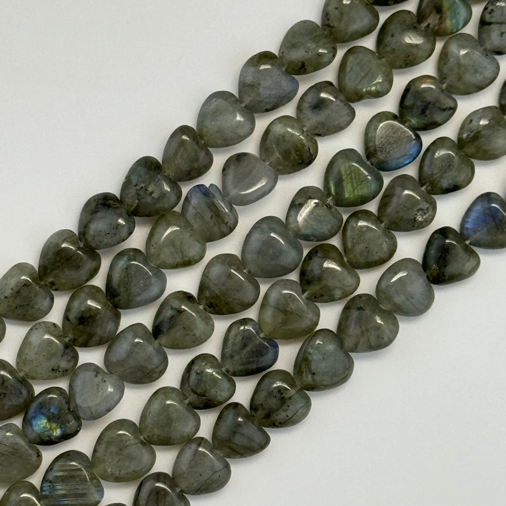 Labradorite Heart Beads image 6