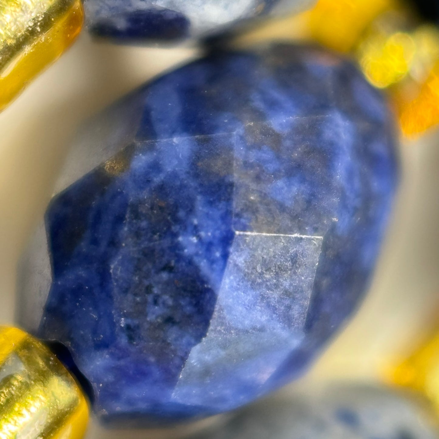 Dumortierite Faceted Barrel 8 Beads image 7
