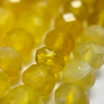 Yellow Opal Faceted Rondelle Beads (5.5x4mm) image 5