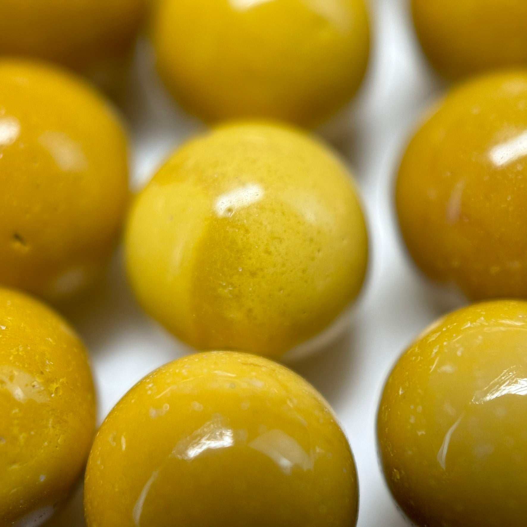 Yellow Mookaite Polished Round Beads image 4