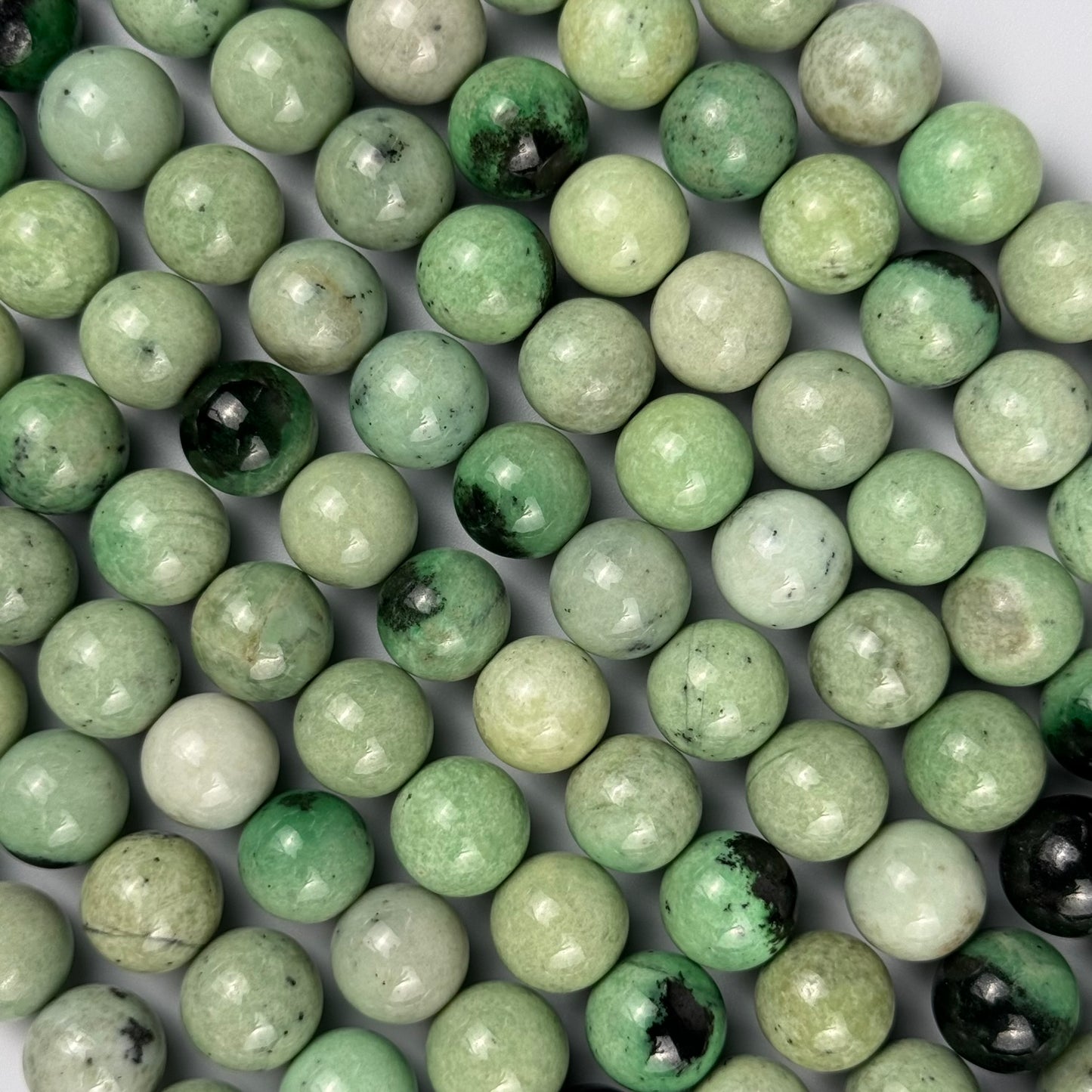 Hydrogrossular Garnet Polished Round Beads image 2