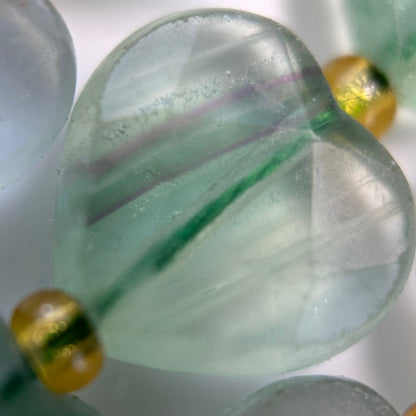 Green Fluorite Faceted Heart 12ÃƒÆ’Ã†â€™Ãƒâ€ Ã¢â‚¬â„¢ÃƒÆ’Ã‚Â¢ÃƒÂ¢Ã¢â‚¬Å¡Ã‚Â¬ÃƒÂ¢Ã¢â€šÂ¬Ã‚Â12 mm Beads image 5