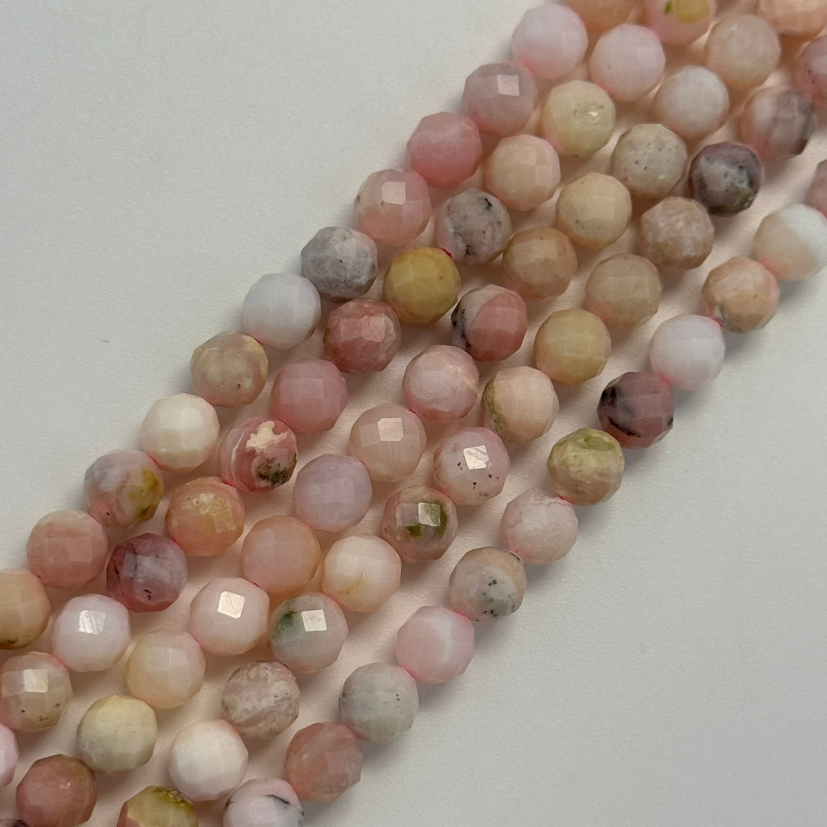 Opal Faceted Round Beads image 4