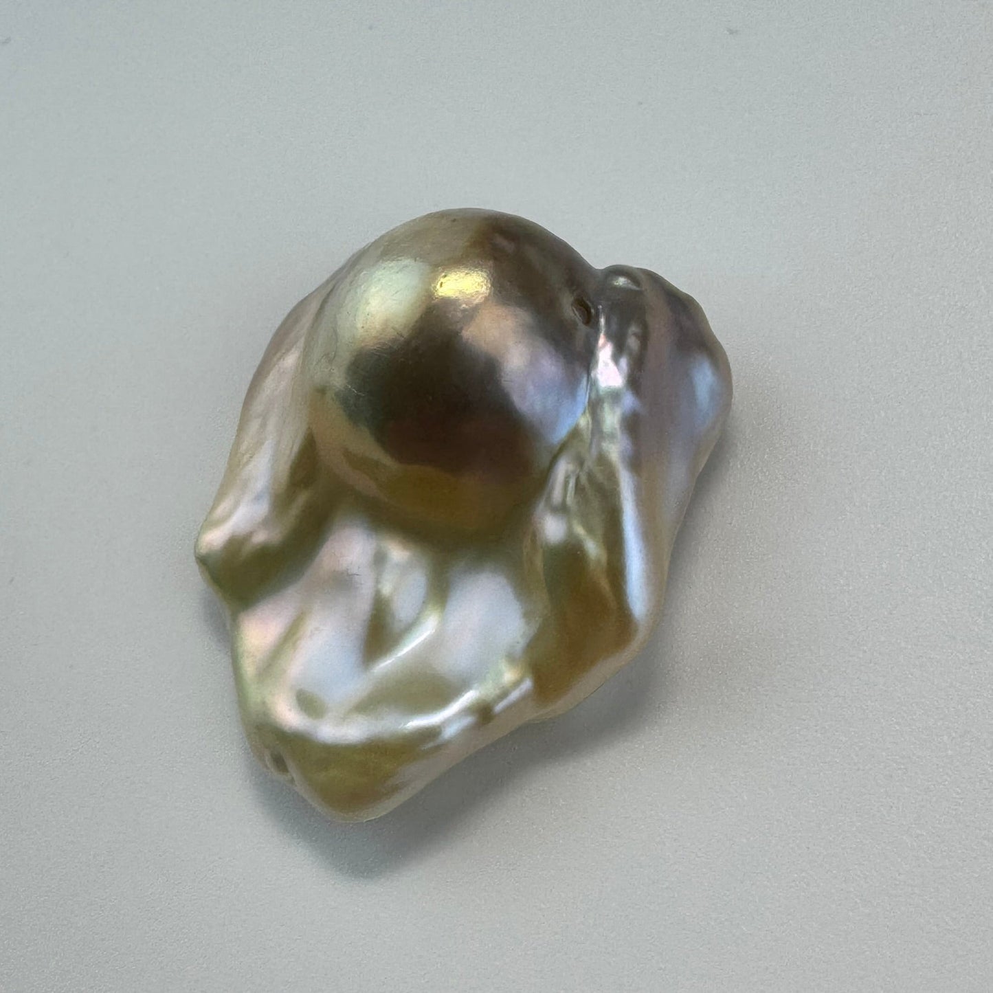 Souffle Pink & Golden Freshwater Pearl (AAA Quality) image 5